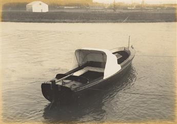 (MARINE INTEREST) An album titled Light Draught Craft with 54 photographs of small craft and steamers, both pleasure and mercantile.